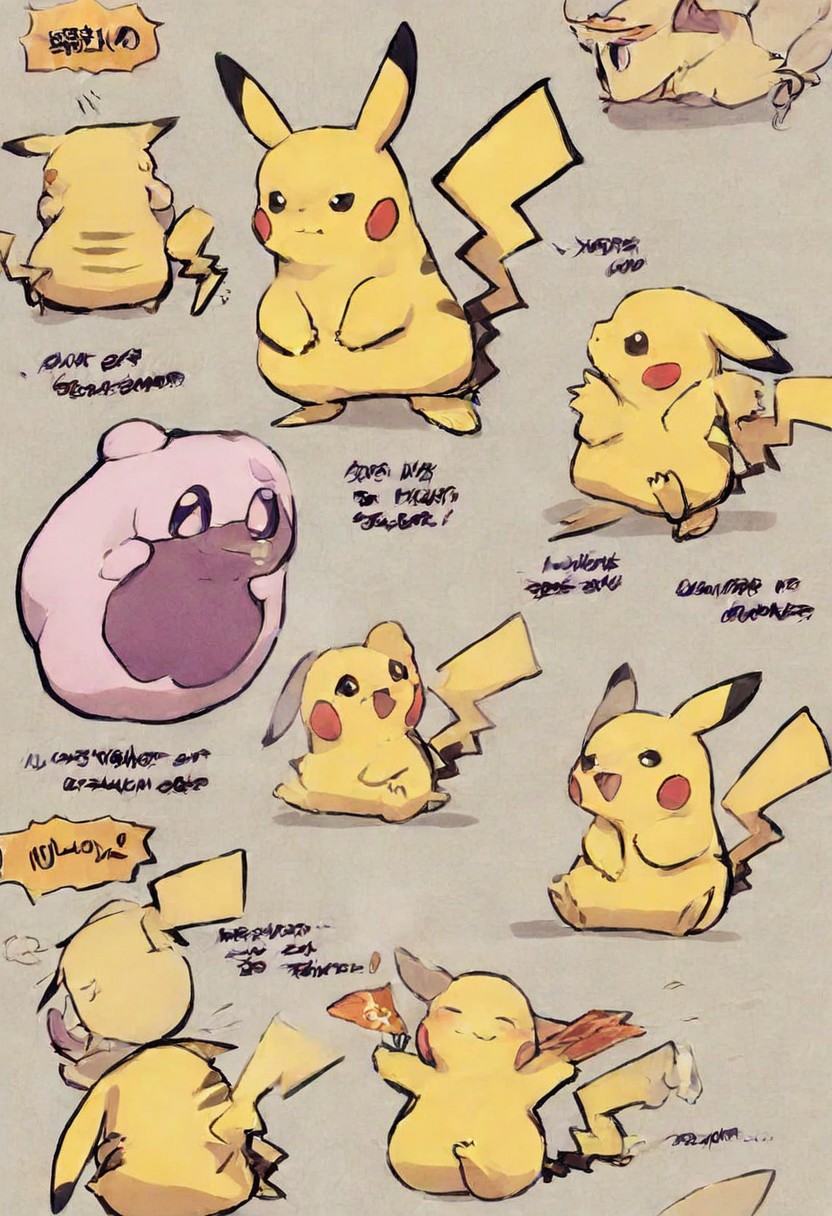 Beautiful girl , holding sign with text "need buzz", beautiful light.(Huging Pikachu with Pokemon) droopy masterpiece, best quality, very aesthetic