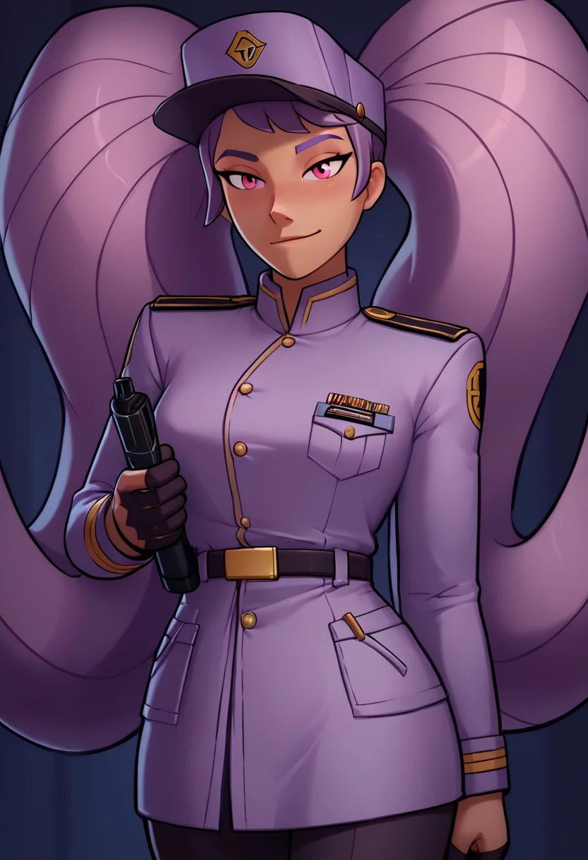 score_9, Score_8, relatedguy, solo, 1girl, CHENTRAPTA, band_uniform, brightmoonbedroom