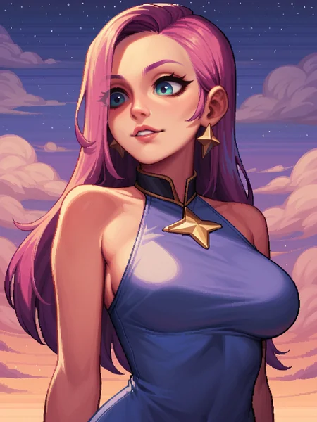 score_9, score_8_up, score_7_up, score_6_up,  <lora:0ut3rsp4c3XLP:0.6> 0ut3rsp4c3, star (sky),  1girl, long hair, <lora:d3p1x3lXLP:1> d3p1x3l, pixel art,