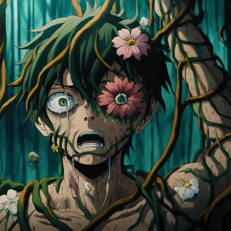 flowerman <lora:flowerman:1>