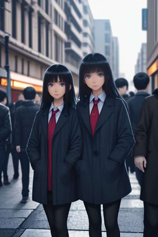 day,2girls,street,crowds
<lora:LCM_LoRA_Weights_SD15:1>
 <lora:Shinjuku:0> <lora:Shinjuku_LBW_L:0.7>