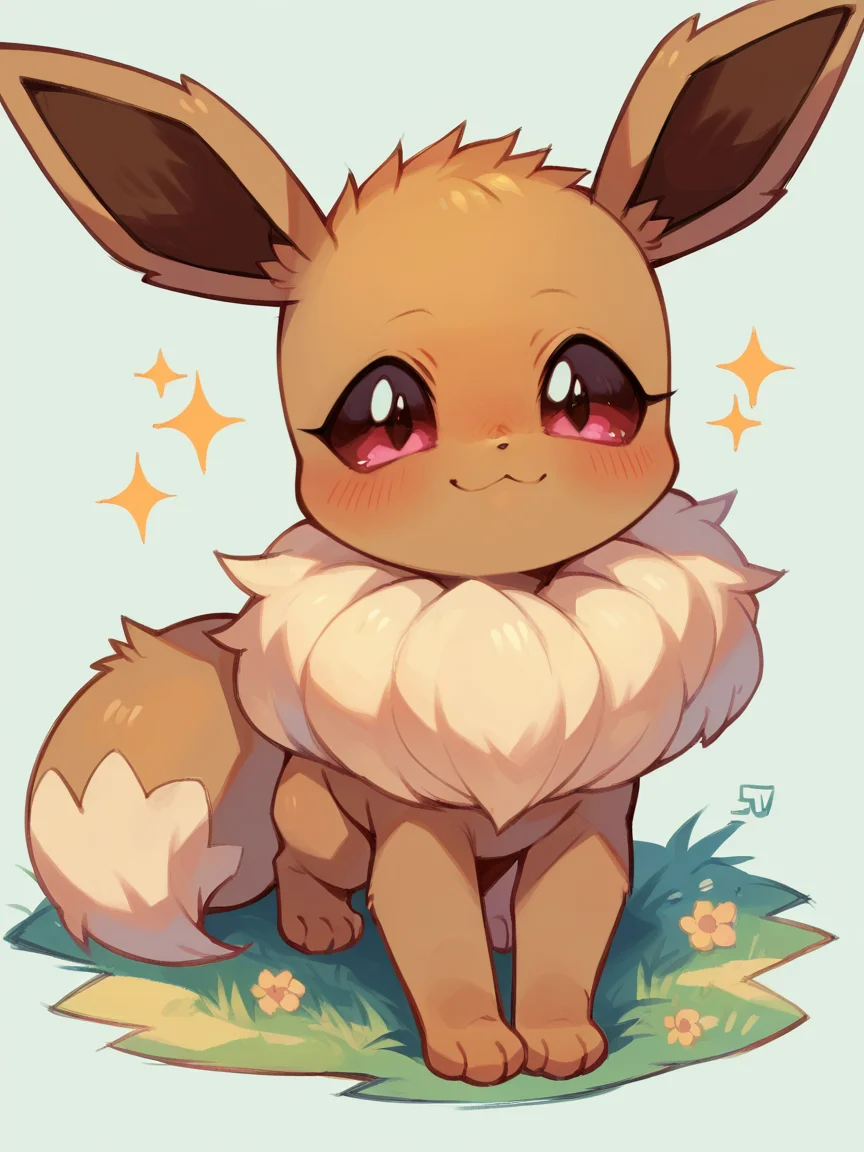 score_9, score_8_up, score_7_up, score_6_up, score_5_up, 1girl, <lora:su1zXLP:1> su1z, eevee 1girl, cute,