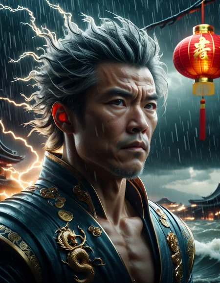 a dramatic likeness and environment depicting the concept of born in a storm, ultra-sharp focus, 8k uhd, dramatic lighting, evocative subject, intense theme, made of ral-lnrnwyr <lora:ral-lnrnwyr-sdxl:0.7>