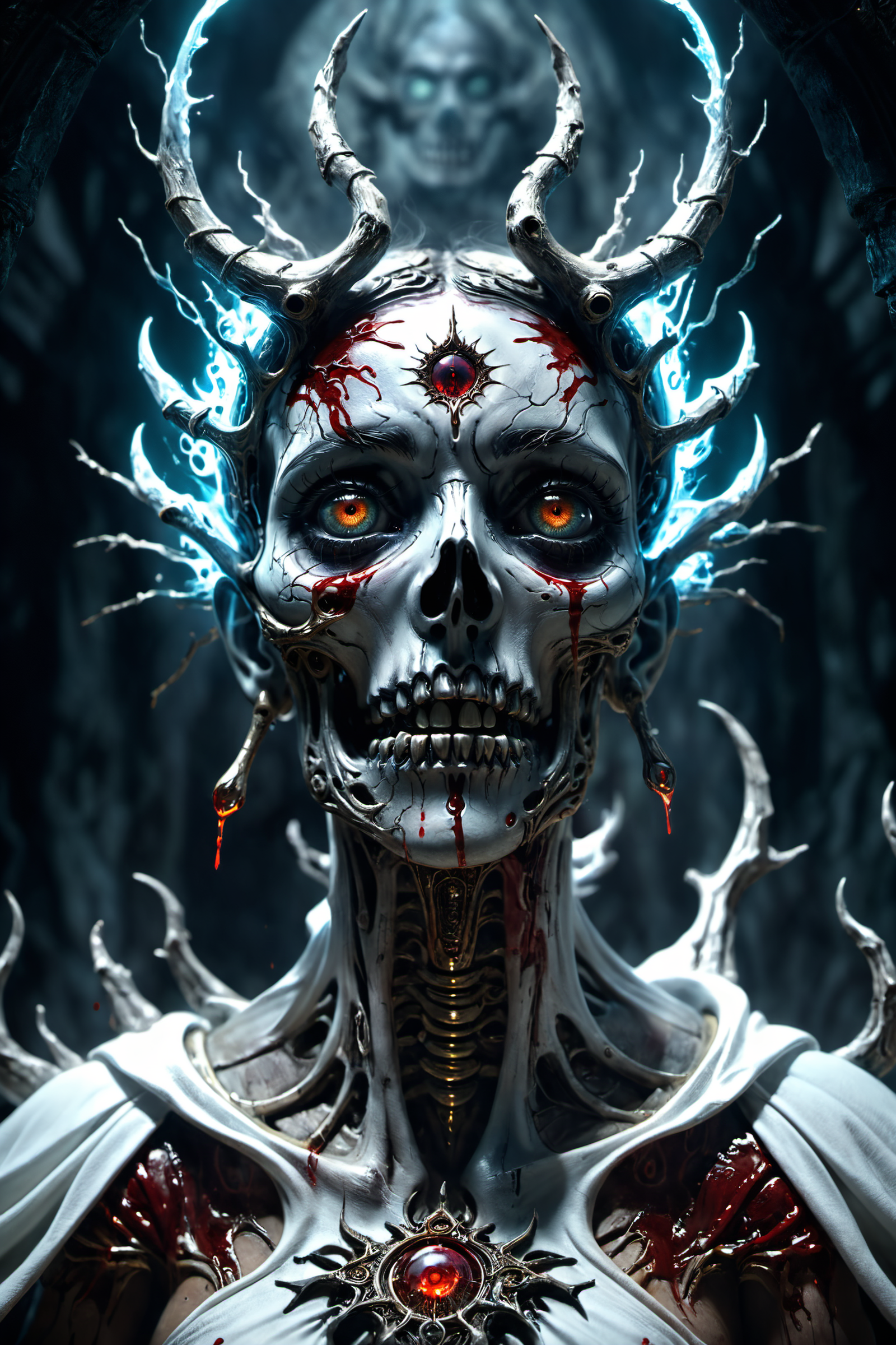 concept art Horror-themed I stand amazed by the visionary genius of the artist,the exacting precision of every brush stroke making the canvas come alive with awe inspiring visuals,(illustration of a beautiful angel's final breath as she succumbs to death),angelic robes soaked in blood,the artist mourns the life of a fallen goddess,the death of virtuous saint to hands of evil,the eyes plead with the viewer to release them from their pain,(((intricate background of evil spirits in the shadows))),masterpiece,. Eerie,unsettling,dark,spooky,suspenseful,grim,highly detailed,glow effects,godrays,Hand drawn,render,8k,octane render,cinema 4d,blender,dark,atmospheric 4k ultra detailed,cinematic,Sharp focus,big depth of field,Masterpiece,colors,3d octane render,4k,concept art,trending on artstation,hyperrealistic,Vivid colors,extremely detailed CG unity 8k wallpaper,trending on CGSociety,Intricate,High Detail,dramatic . Eerie,unsettling,dark,spooky,suspenseful,grim,highly detailed,. digital artwork,illustrative,painterly,matte painting,highly detailed,