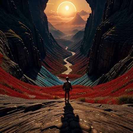 OverallDetail, rim light, gl0ssy_vray_8k, Extremely intricate, epic background, gigantic, masterpiece, 8k resolution, otherworldy technology, amazing, many, legs, different angles, top-down view, below view, back ground portal, blue red gold insect
