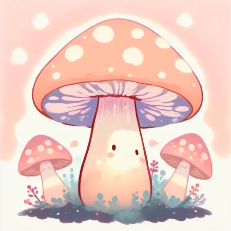 <lora:[XL]Dreamy_animal:1>dreamy mushroom