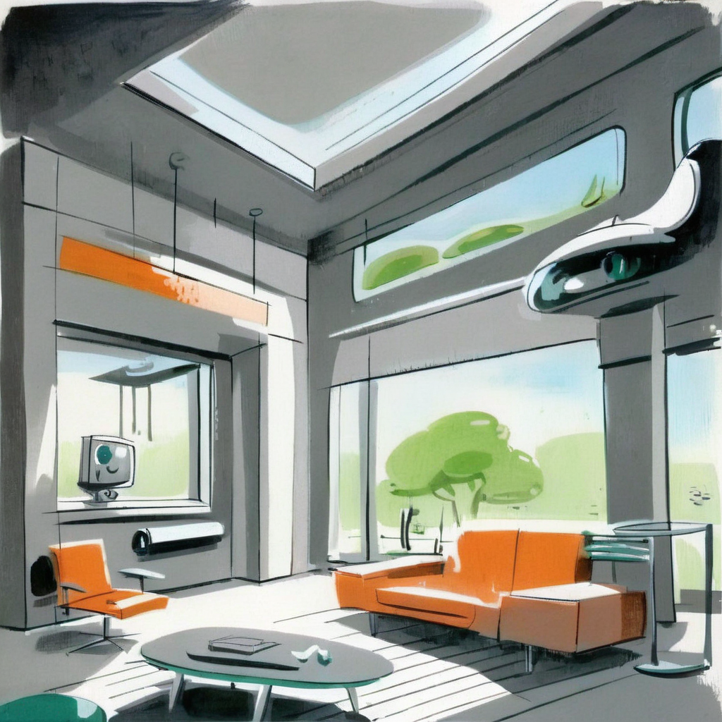 drawix23 futuristic house,  very detailed<lora:drawix23:1>