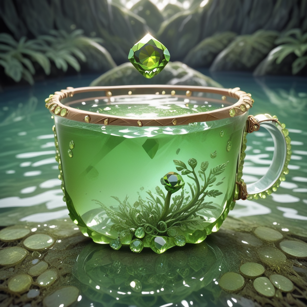 embedding:lazyup, otter made of hud_per1d0t_wrld, green gemstone, crystal, gem, shiny, playing in a sparkling riverbed with gemstone pebbles and aquatic crystal plants, playful pose, water reflections, whimsical details <lora:hud_per1d0t_wrld_XLP:1.2000000000000002> <lora:TrendCraft_The_Peoples_Style_Detailer-v2.0A-3_13_2025-PonyXL:0.4000000000000001>