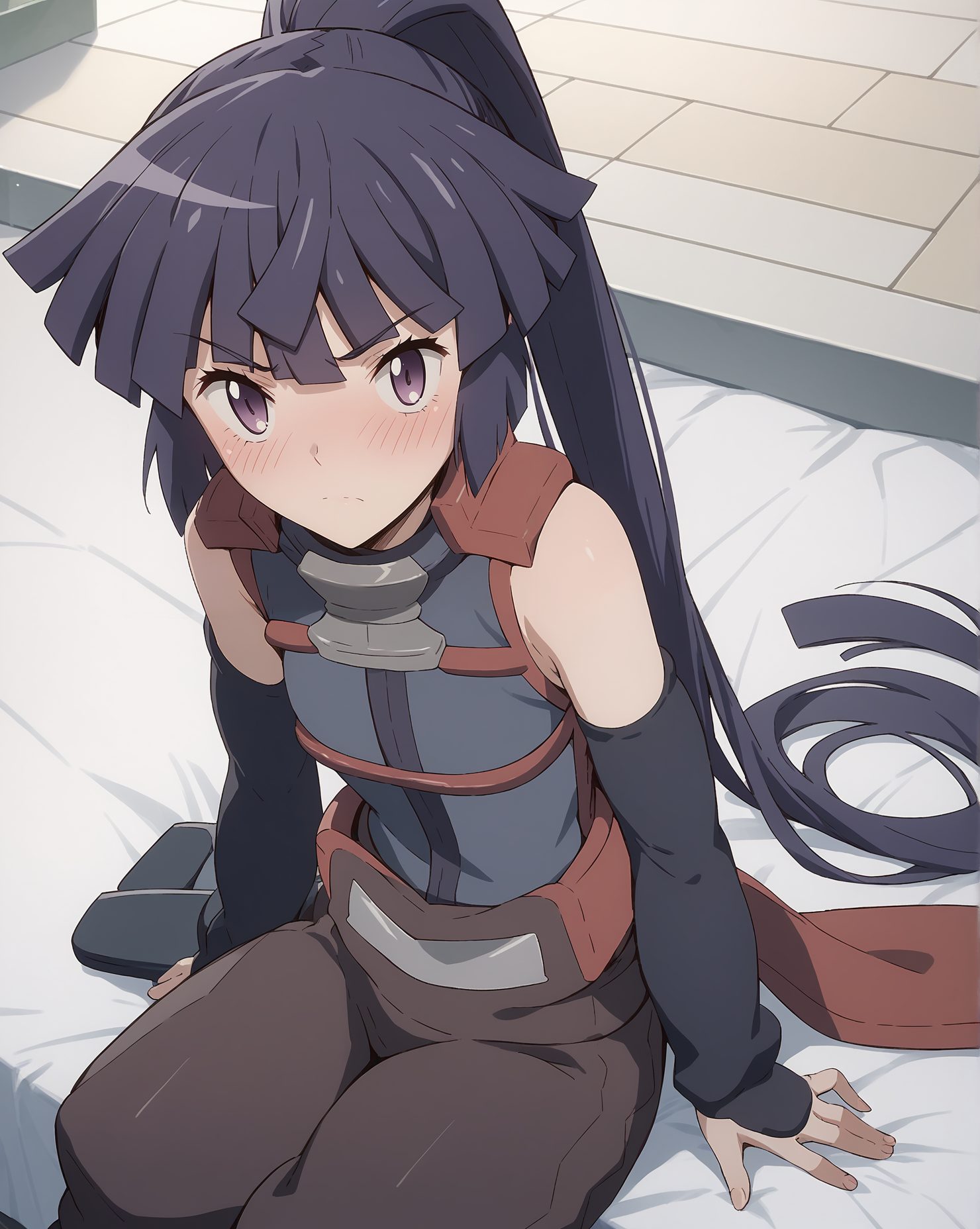 score_9, score_8_up, score_7_up, lhakatsuki, ponytail, flat chest, assassin clothes, sitting, blush, looking at viewer
<lora:Akatsuki_LH_PXL:0.7>