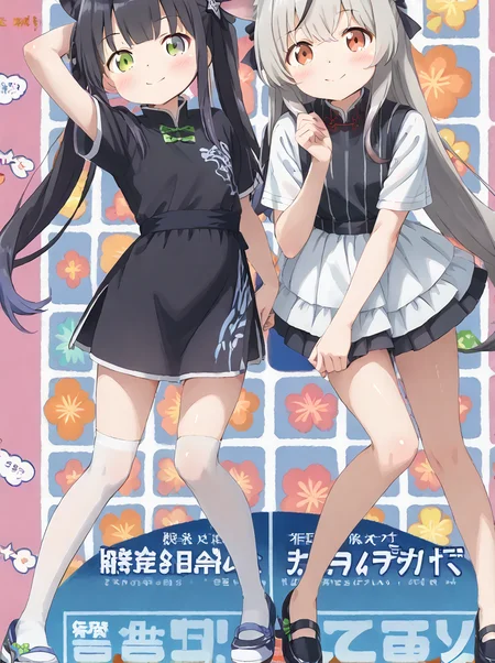 detailed background, shiny skin, posing, rating safe,
<lora:kanzaki.pony:1>,
kanzaki,
<lora:shunkoki.pony:1>,
shun, kokona, 2girls,