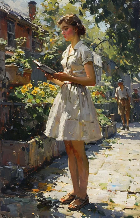 masterpiece,best quality,<lora:tbh209-sdxl:0.9>,illustration,style of Anthony Thieme tech genius teenage girl