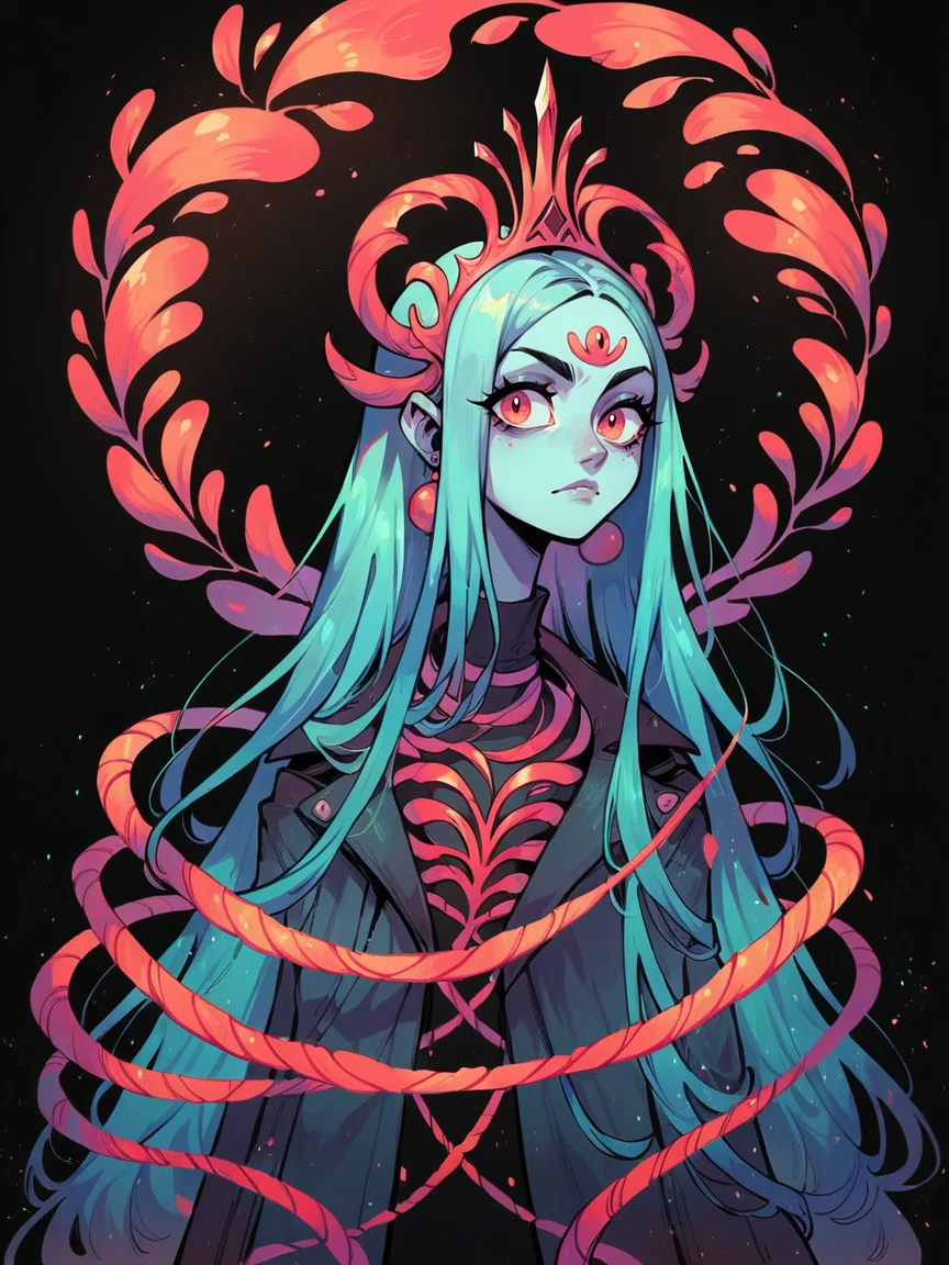 score_9, score_8_up, score_7_up, score_6_up, 1girl, <lora:s34nXLP:0.8> s34n, black background, long hair,