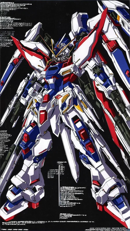 (RRS:1.3),(mecha:1), (solo:1.5), (true proportions:2) , (massive proportions:0.9),(ROBOTANIMESTYLE:1), (cell anime:1.5), full body <lora:srdxl_v2g:0.8>