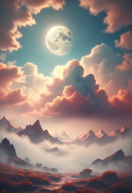 cloud egg in mountain, focus, award winning artwork, extreme detailed, Wide range of colors, Dramatic,Dynamic, Cinematic, Sharp details, Insane quality. Insane resolution. Insane details. Masterpiece. 32k resolution.