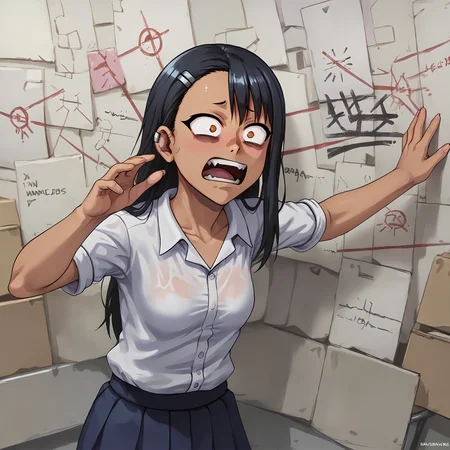 score_9,
<lora:pepe_silvia_v1_pruned:1>,
nagatoro hayase, constricted pupils, open mouth,
<lora:pony_2.5DCartoonV2:0.7>,
high resolution, Masterpiece