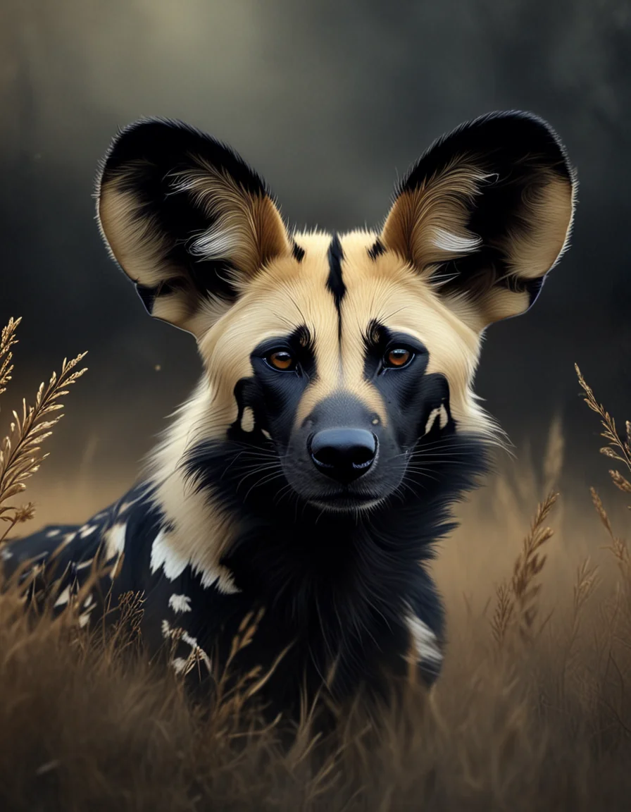 novuschroma style african wild dog <lora:137_novuschromaSXL_a2:1>, <lora:sdxl_lightning_8step_lora:1>