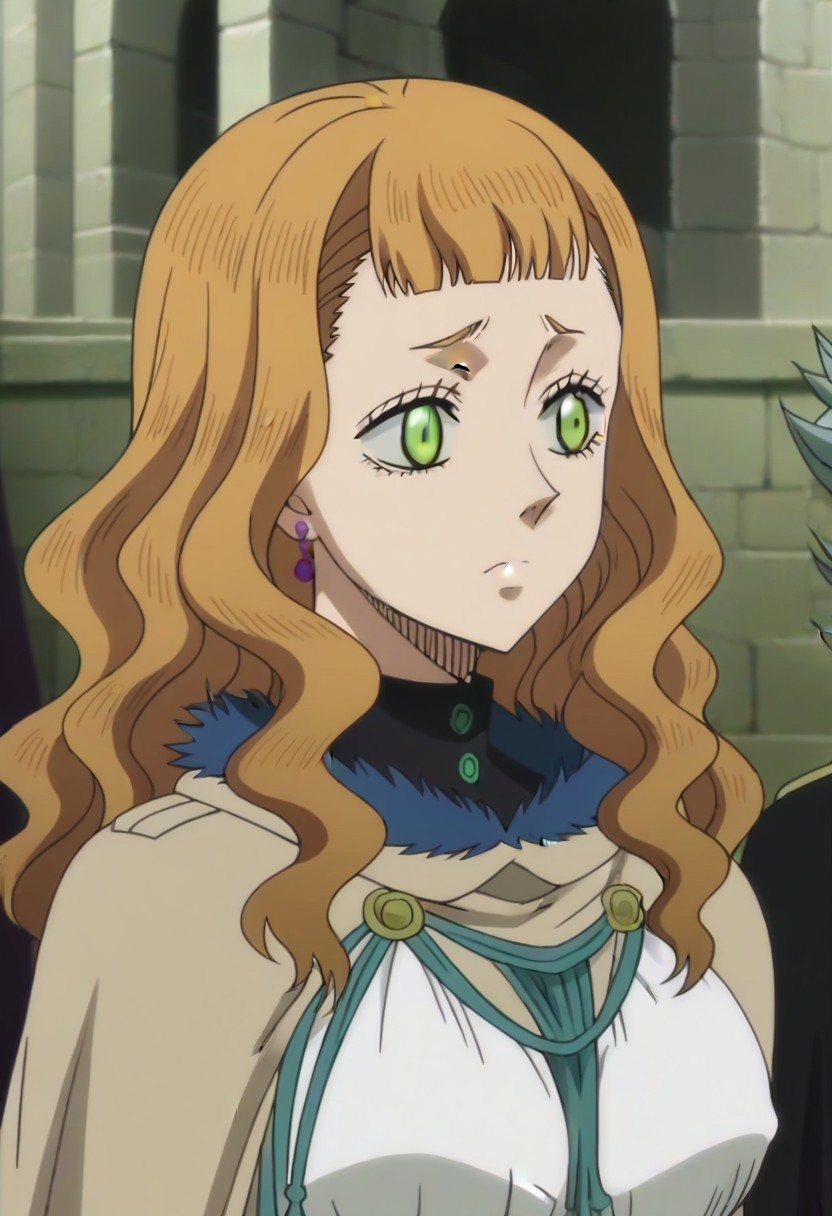 source_anime, masterpiece, best quality, detailed background, anime screencap, Black Clover anime style, <lora:Mimosa_Vermillion:.8>Long hair, wavy hair, blunt bangs, green eyes, earings, jewelry, outfit 1 ,,,,,,,,,,,,,,,,,anime coloring, anime screencap, 1girl,Solo ,, anime,PUFFY nipple,huge breasts,,,official art, Uncensored ,Unedited ,,,,,,,,,,,,,,