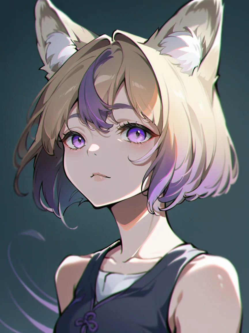 score_9, score_8_up, score_7_up, score_6_up, score_5_up, <lora:natsumehinakoXLP:1> natsumehinako, 1girl, fox ears, purple eyes,