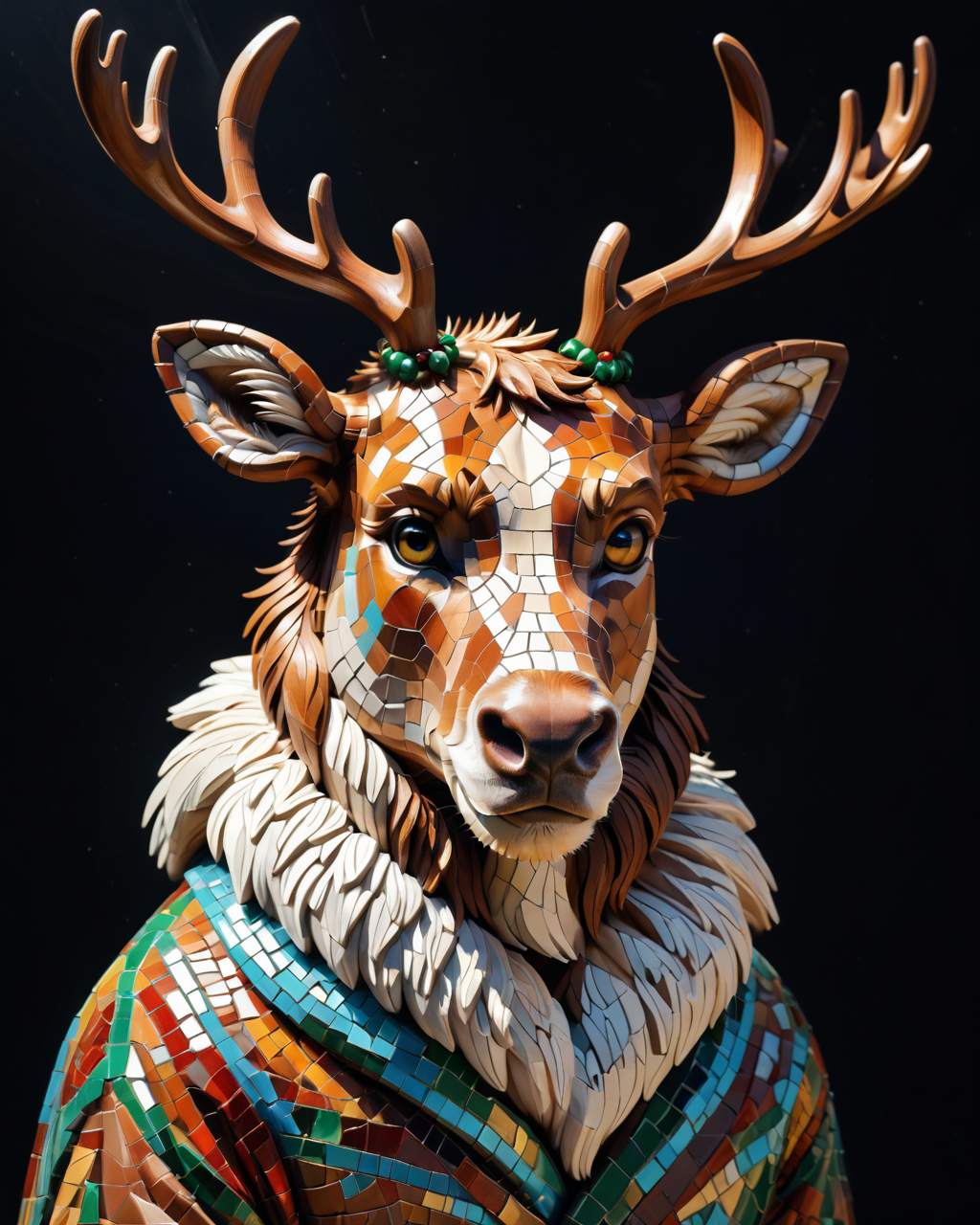score_9, score_8_up, score_7_up, intricate details, rating_safe,
 <lora:MosaicStyle:1>,
1boy(Mosaic, made from colored stone pieces, 
anthro furry, reindeer, 
full body, looking at the viewer, solo, smiling), black background, 
<lora:ral-chrosc-clr:0.3>, ral-chrosc-clr,
<lora:xl_more_art-full_v1:0.3>,
<lora:add-detail-xl:0.3>