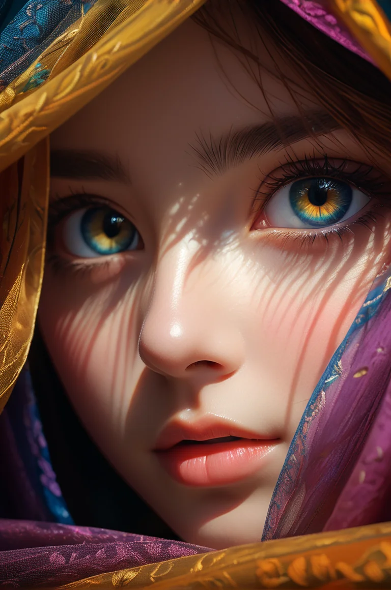 (((masterpiece))),(best quality),((ultra-detailed)),(intricate details),
((peeking from behind curtains)),beautiful eyes,macro shot,colorful details,natural lighting,analog film,detailed skin,
amazing composition,subsurface scattering,velus hairs,amazing textures,filmic,chiaroscuro,soft light,