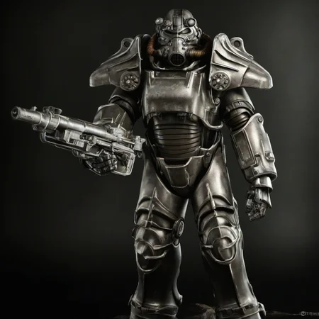 masterpice,high quality,
<lora:PE_PowerArmor:0.8> PEPowerArmor,
pointing gun at viewer,