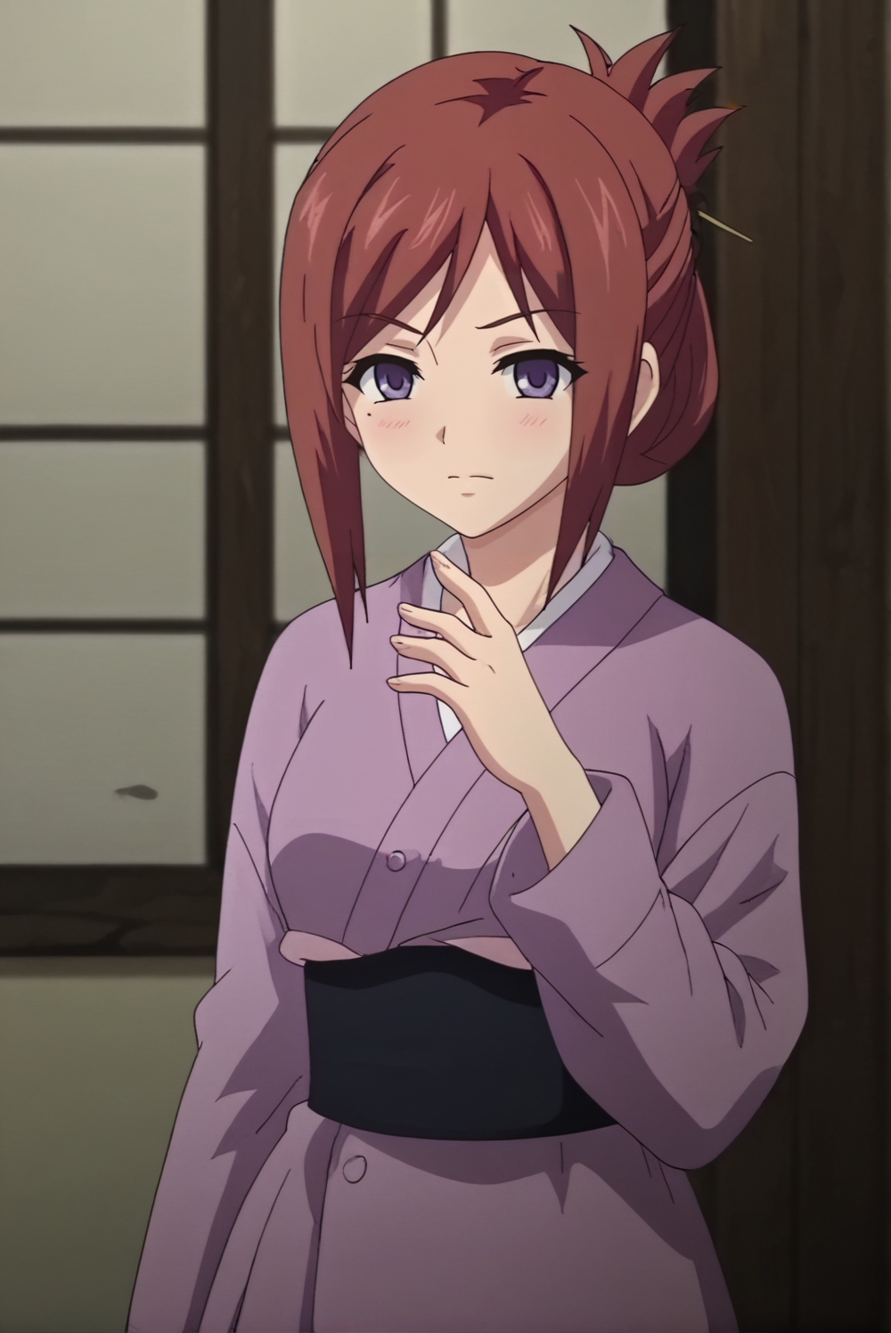 score_9, score_8_up, score_7_up, anime screencap, anime coloring, Sumire Nezu, <lora:commision-Kagirohi_Shaku_Kei_Another-Sumire_Nezu-PDXL-rnd89:0.8>