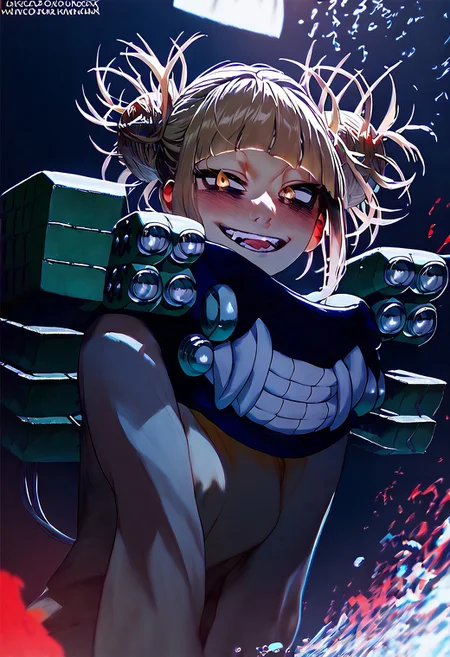 score_9, score_8_up, score_7_up, score_6_up,1girl, woman, in the style of aaron horkey, neon_outlines, Digital art, himiko toga, my hero academia, (masterpiece:1.2), best quality, (hyperdetailed, highest detailed:1.2), high resolution textures,