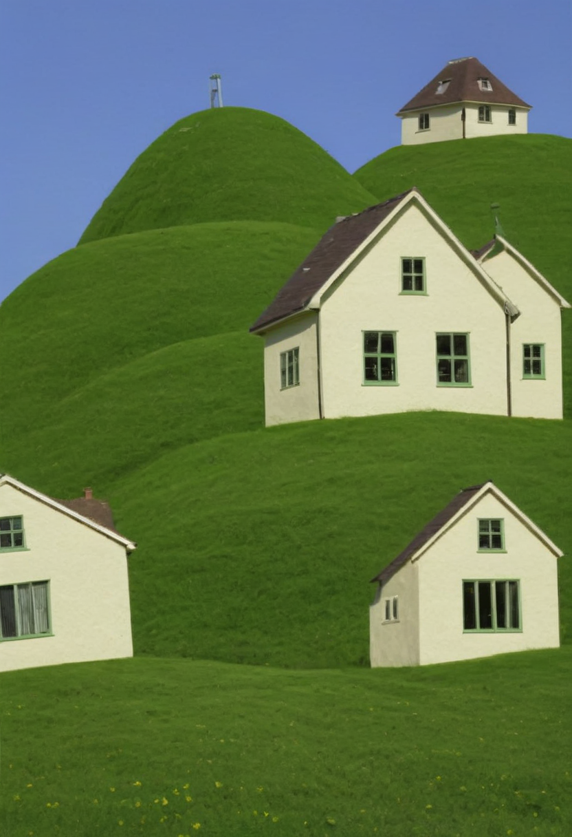 weirdcore, y2kmad, house on the green hills <lora:y2kmadmix_db-v0.0.1-extract:1>