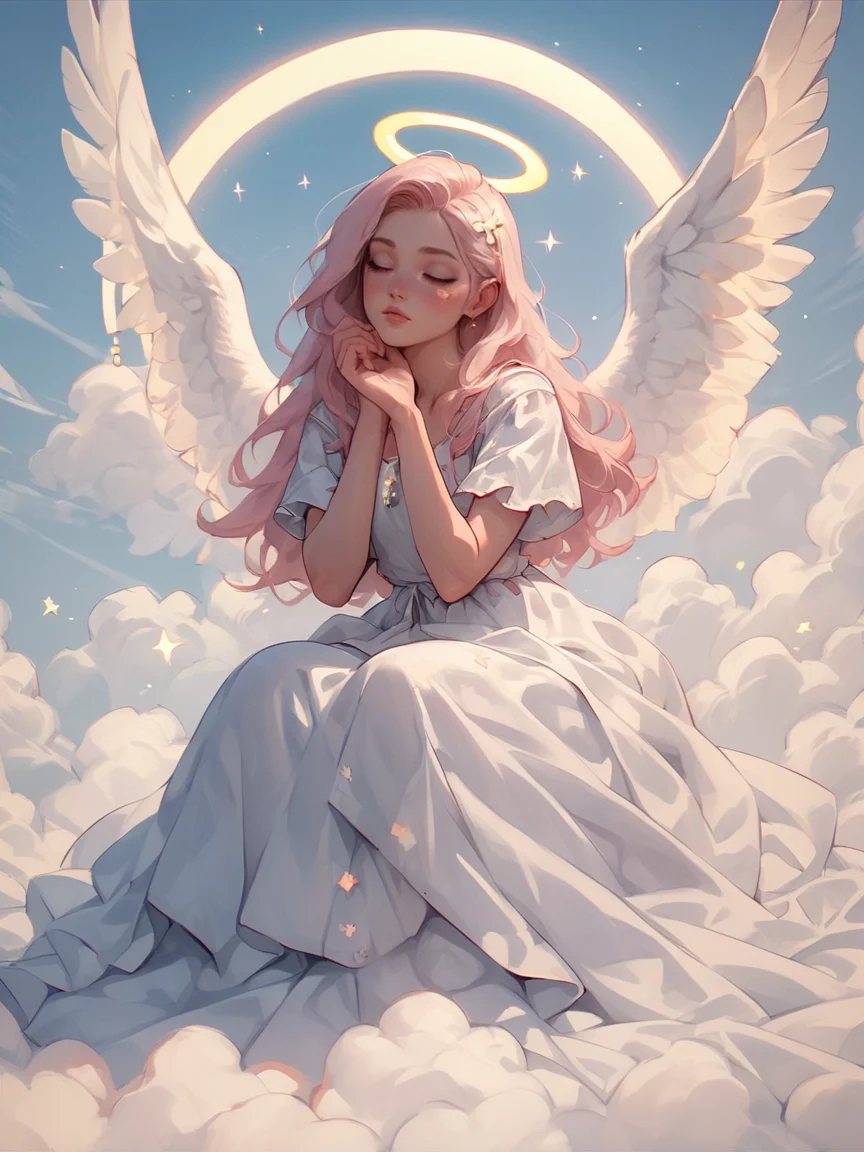 score_9, score_8_up, score_7_up, score_6_up, score_5_up, score_4_up, <lora:3th3r34lXLP:0.8> 3th3r34l, 1girl, full body, angel