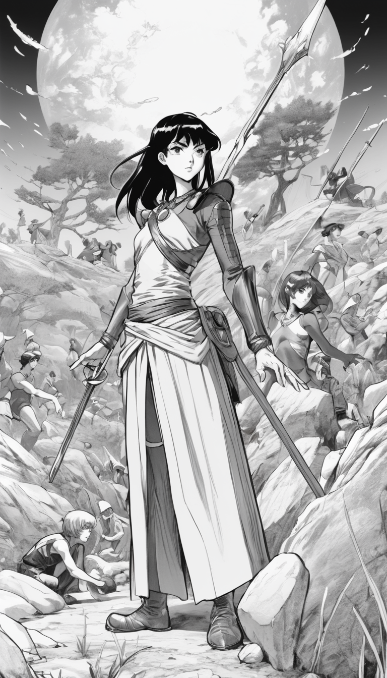 Cinematic scene, hero view, d4s sorceress <lora:diablo_4_sorceress_v0.0.1:1>, action pose, nature, detailed background, masterpiece, best quality, high quality, absurdres, (Manga Style, Yusuke Murata, Satoshi Kon, Ken Sugimori, Hiromu Arakawa), Pencil drawing, (B&W:1.2), Low detail, sketch, concept art, Anime style, line art, webtoon, manhua, chalk, hand drawn, defined lines, simple shades, simplistic, manga page, minimalistic, High contrast, Precision artwork, Linear compositions, Scalable artwork, Digital art, High Contrast Shadows