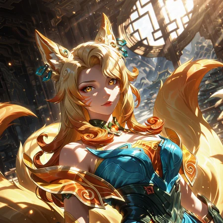 Shan Hai Scrolls Ahri / League of Legends