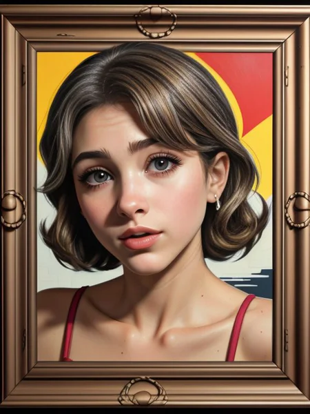 <lora:XenoTALES-OutOfScreen:1>
OutOfScreen, 
Natalie_Henderson,  
(oil painting), leaning, 60s style, (pixel explosion:0.8),