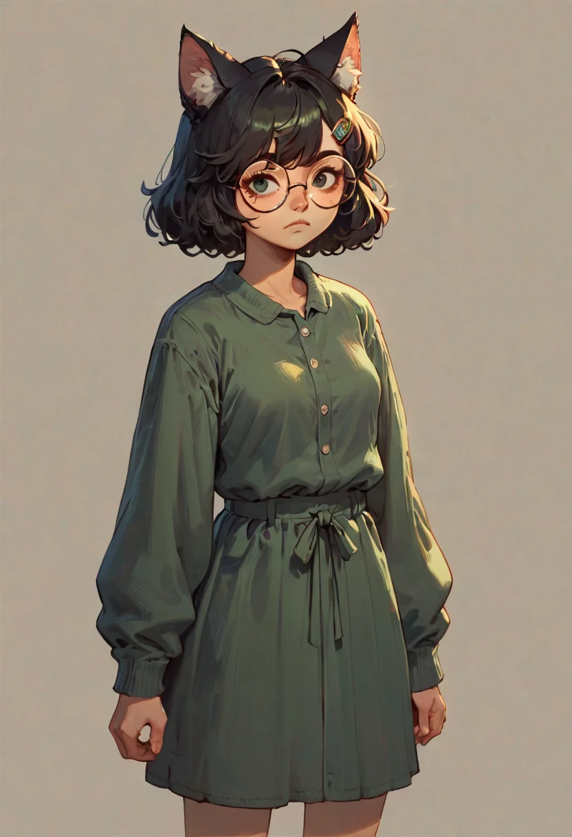 score_9, score_8_up, score_7_up, score_6_up BREAK
source_anime,
1girl, nerd girl wearing cat ears,
round glasses 
<lora:RoundGlassesVs1:0.75>