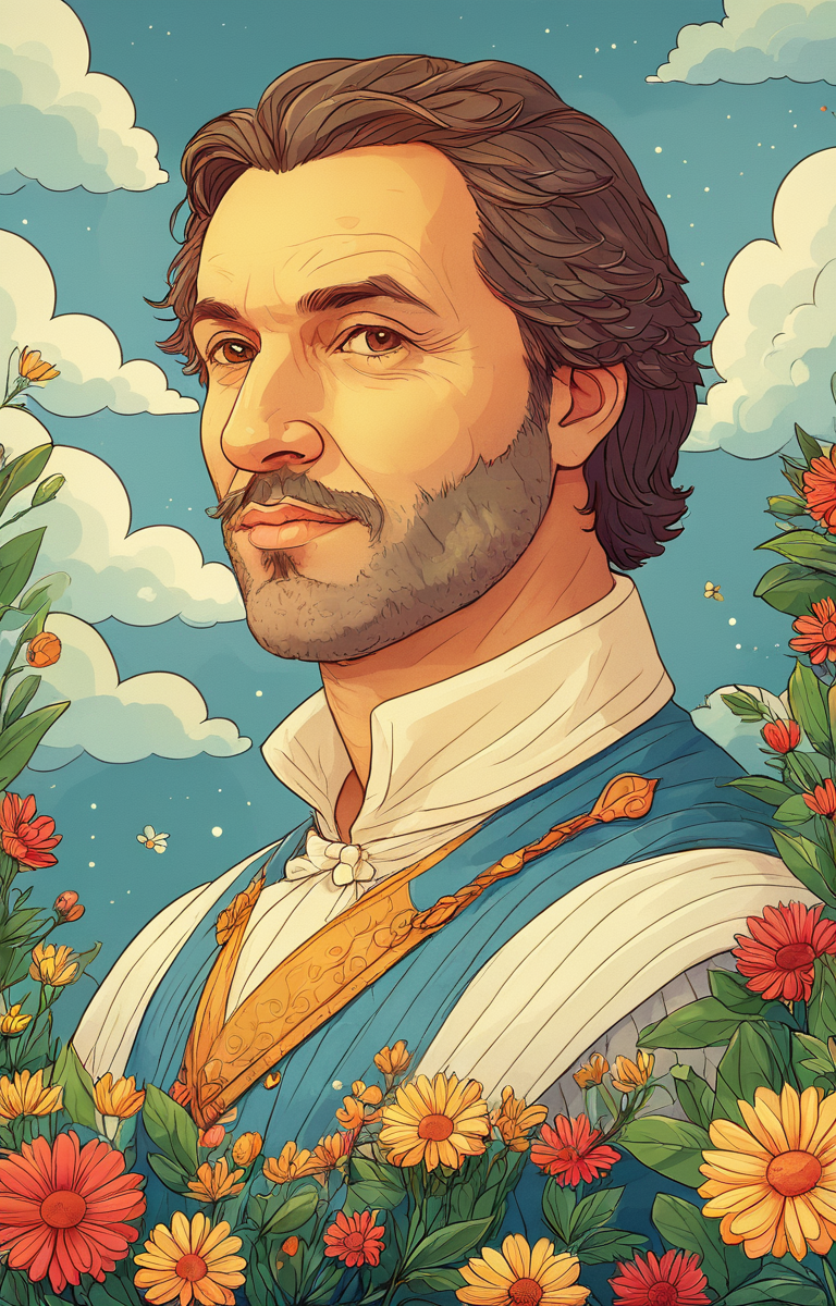 masterpiece,best quality,<lora:tbh43-sdxl:0.9>,illustration, portrait of noble man