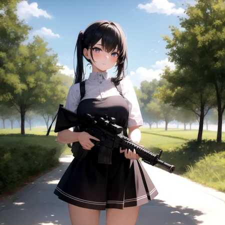 masterpiece, best quality, 1girl, m4a1 <lora:m4a1:1>