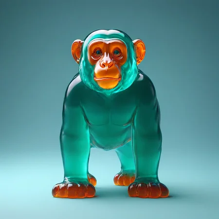 a monkey, je11y<lora:je11y:1>