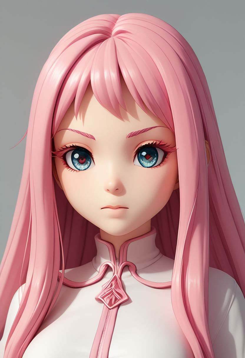 ((1girl, pink hair, long hair, detailed eyes, detailed eyelashes)) as pvc figure figma figure (7dirtywords)