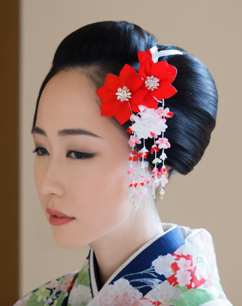 ((Masterpiece, best quality)),(portrait)
kanzashi headwear, a woman in a kimono ,wearing kanzashi headwear
<lora:edgKanzashiXL:1>