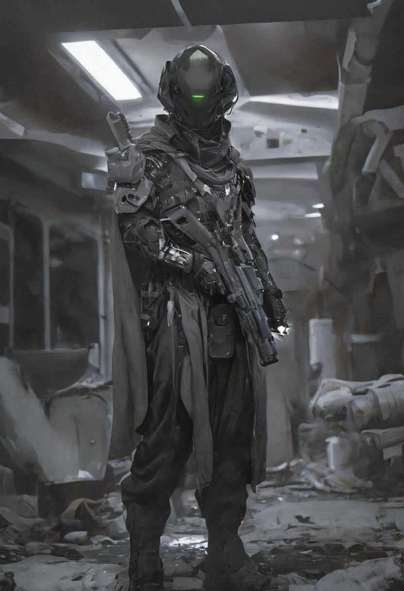 Alien-themed cloaked jedi, hood up, on an alien world, high contrast, bold colors, <lora:CyborgMechExosuit_v1.5:0.8>, . Extraterrestrial, cosmic, otherworldly, mysterious, sci-fi, highly detailed