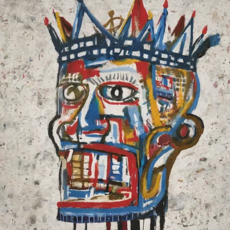 <lora:b4sq:1>b4sq king white background