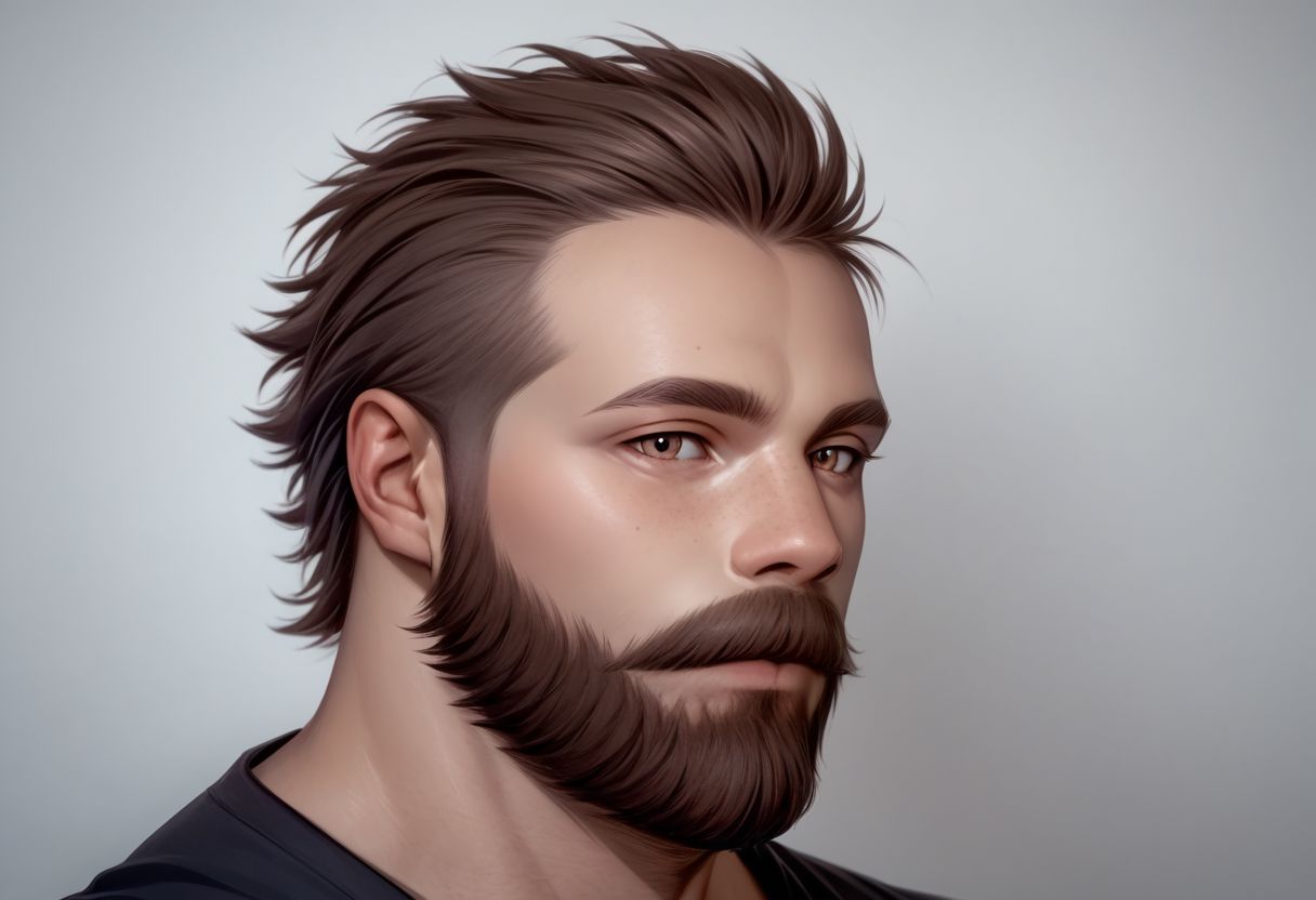 score_9, score_8_up, score_7_up, score_6_up, score_5_up, score_4_up, source_ cartoon, gay, 1boy, solo, sexy, rugged, (beard:1.9), [muscular|(musclegut:1.3)], , [massive|(stocky:1.3)], front profile, portrait, (twakastyle:1.5), (mullet:1.5), looking at viewer