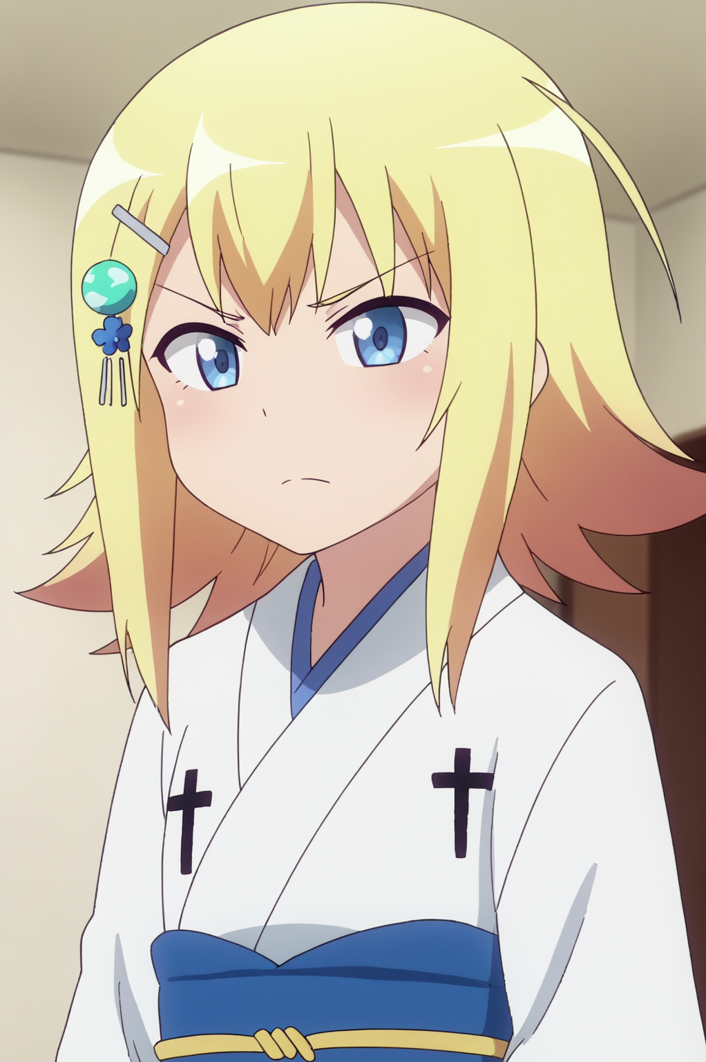 anime screencap, rating safe, Zeruel Tenma, upper body <lora:Gabriel_DropOut-Zeruel_Tenma-PDXL:0.8>