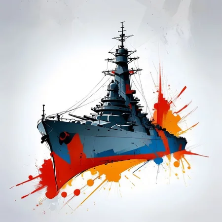 battleship, colorart