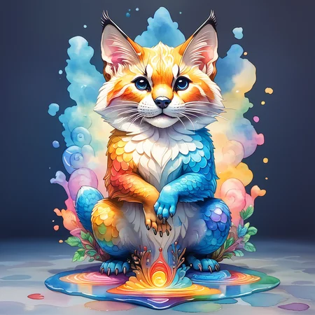 Score_9, score_8_up, score_7_up, score_6_up, <lora:WatercolorPony2_r1:1> ArsMJStyle, watercolor Persian Miniature, cytotoxic, ray tracing, cob engine, psychedelic, pastel drawing, cartoony, paint-on-glass animation, light attenuation, phenomenal masterwork, hd, revolutionary, cacophony , ( intense colors)