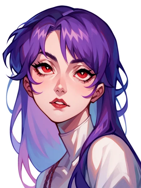 score_9, score_8_up, score_7_up, score_6_up, score_5_up, <lora:denaseeyXLP:1> denaseey, 1girl, red eyes, purple hair,