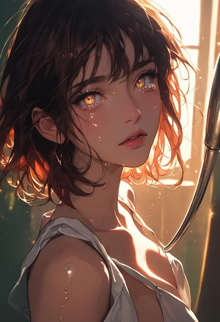 masterpiece,best quality, highly detailed, score_9, score_8_up, score_7_up, score_6_up, source_cartoon,
 BREAK
1girl, war rig groupie, (medium breasts, oil-smeared), exhaust pipe burns on inner thighs, giving BJ to sentient engine block
BREAK
looking at viewer (teary-eyed euphoria), from side, piston-driven thrusting, coolant fluid mixing with saliva, radiators glowing red-hot
 BREAK
dynamic light, warm_light, vibrant colors warm_colors, soft focus, high contrast, textured surfaces, depth of field, golden hour lighting, dramatic shadows, rich details, nature-inspired color palette, playful composition.
,dynamic angle,dynamic light,background,