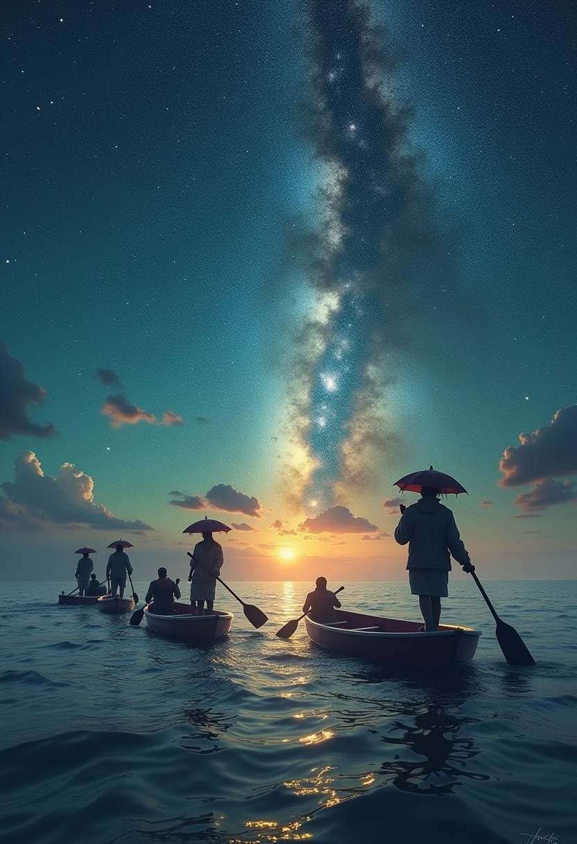 Nous étions des humains, des vivants de demain, partis pour un très long, très long chemin ; nous avions des bâtons, de la boue sur les mains, on suivait les étoiles et c′était bien...