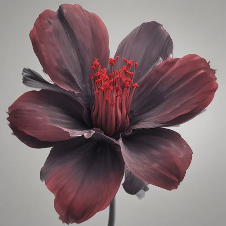 bleeding flower, 1object, high resolution, dark place, light from top