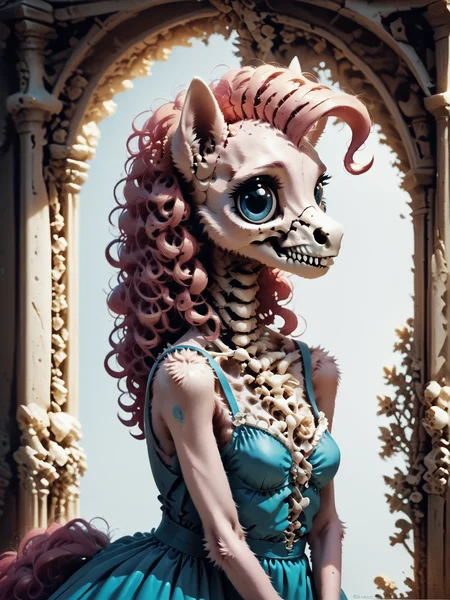 score_9, score_8_up, score_7_up, score_6_up, 1 girl, portrait, Pinkie Pie \(mlp\), anthro pony, tail, dress, boneswm, <lora:Bones_World_Morph:1.2>, <lora:Anime Summer Days 2 Style SDXL_LoRA_Pony Diffusion V6 XL:0.5> <lora:Realistic000003_1_2.5DAnime_0.05_Merge1:0.5>  <lora:MegaFluffyPony:0.5> MegaFluffyPony, furry, fluffy