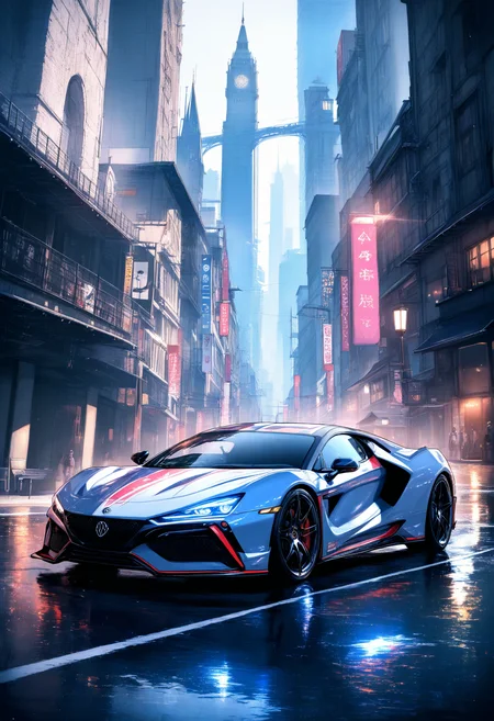 professional 3d model masterpiece,high score,great score,absurdres,  ., a city skyline with a lot of tall buildings and a highway in the foreground and a few cars on the road [22] ,<lora:R0k00M0t0rV3h1c13HD:1>, (R0k00M0t0rV3h1c13HD, car, ground vehicle, motor vehicle, vehicle focus, Cornelisz Hendriksz Vroom, panfuturism),user interface [2],luxury [1], . octane render, highly detailed, volumetric, dramatic lighting